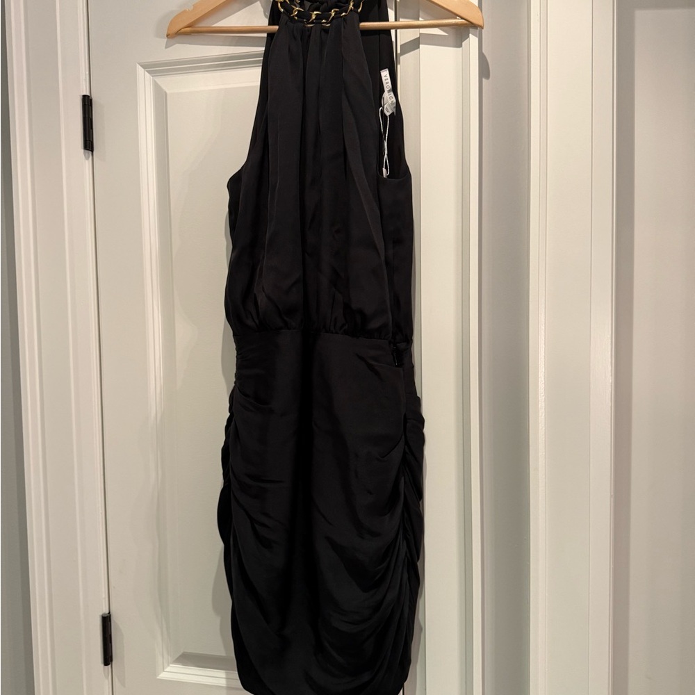 Veronica Beard Black Backless Dress